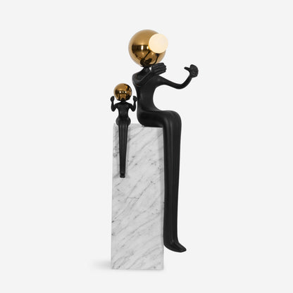 Aura Sculpture Floor Lamp - Loonglight