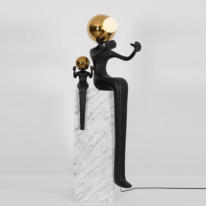 Aura Sculpture Floor Lamp - Loonglight