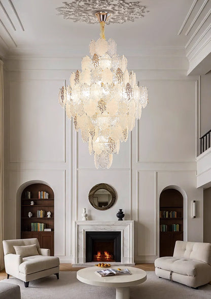 Aurelia Leaf Crystal Chandelier