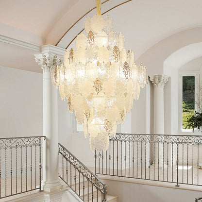 Aurelia Leaf Crystal Chandelier