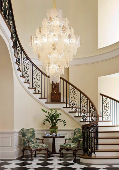 Aurelia Leaf Crystal Chandelier