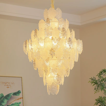 Aurelia Leaf Crystal Chandelier