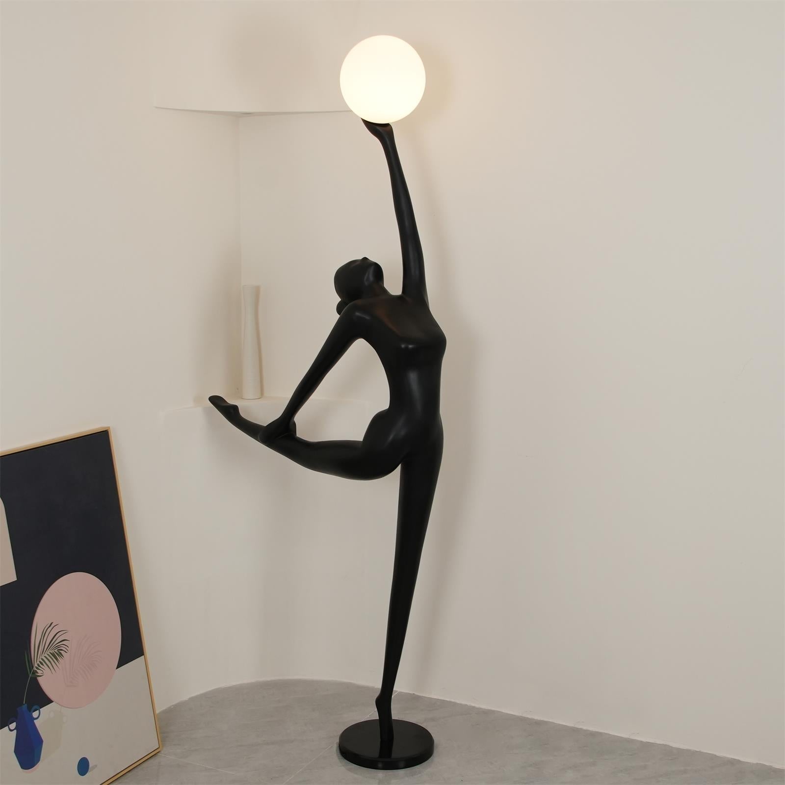 Ballerina Statue Floor Lamp - Loonglight