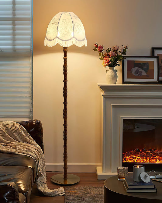 Bari Fabric Floor Lamp - Loonglight