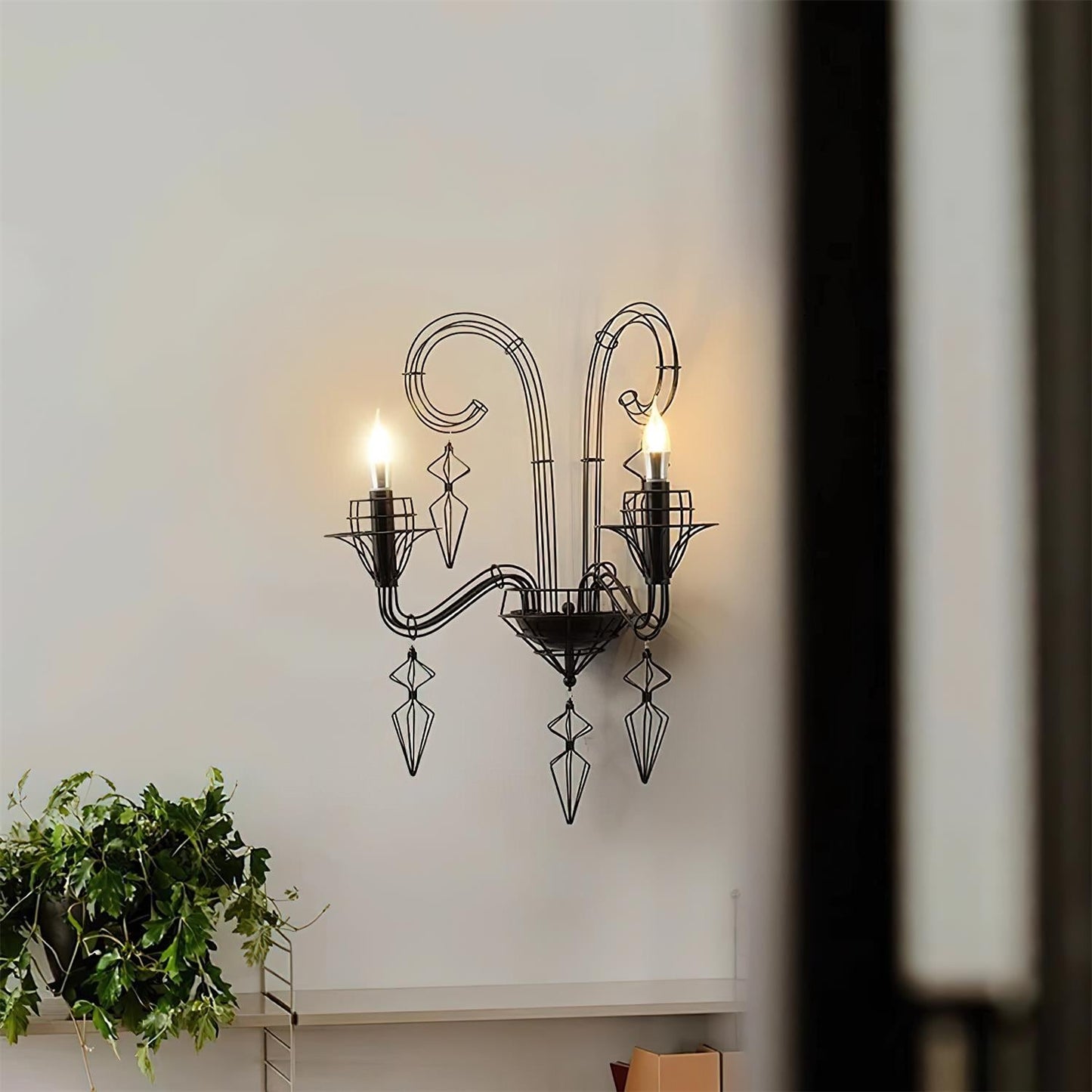 Baroque Vintage Iron Wall Lamp