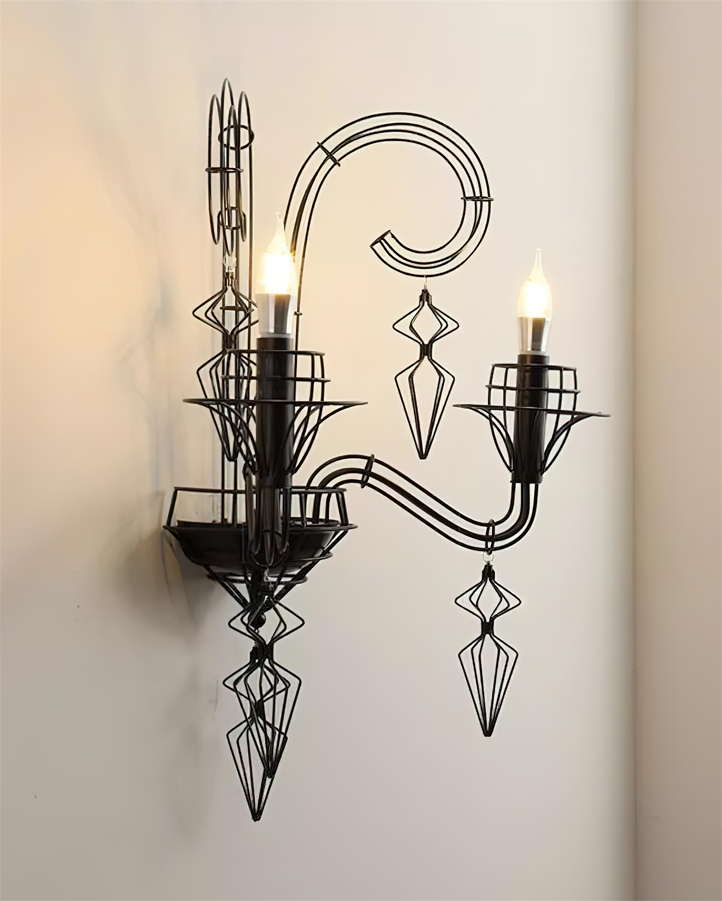 Baroque Vintage Iron Wall Lamp