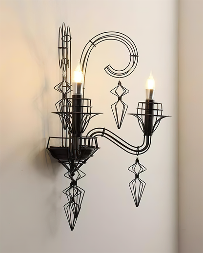 Baroque Vintage Iron Wall Lamp