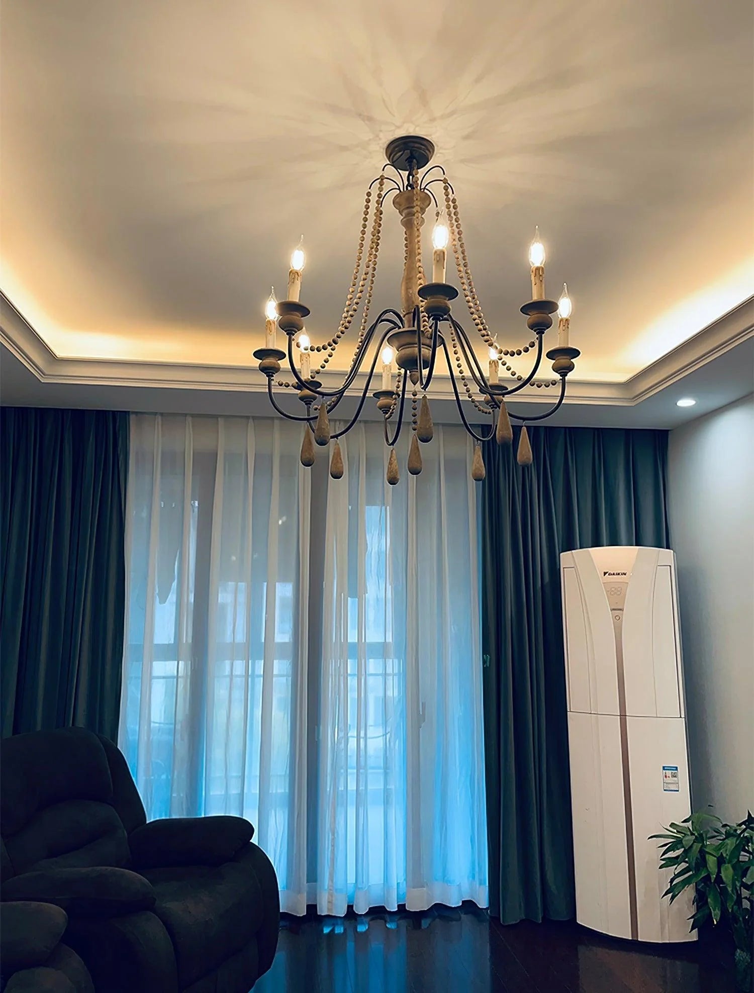 Beaded Candles And Chandeliers - Loonglight