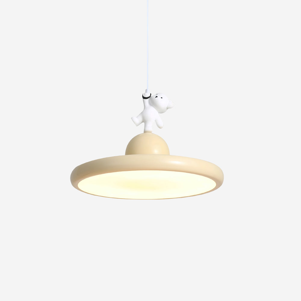 Bear Cream hanglamp