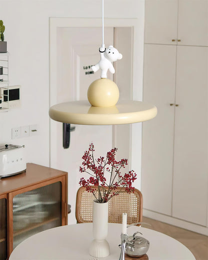 Bear Cream hanglamp