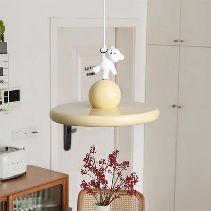 Bear Cream hanglamp