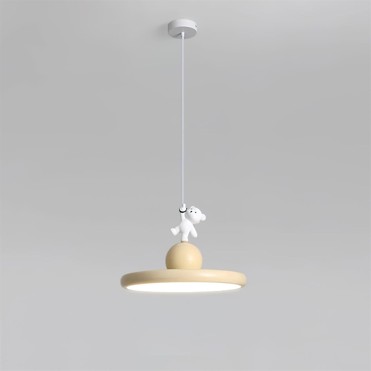 Bear Cream hanglamp
