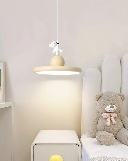 Bear Cream hanglamp