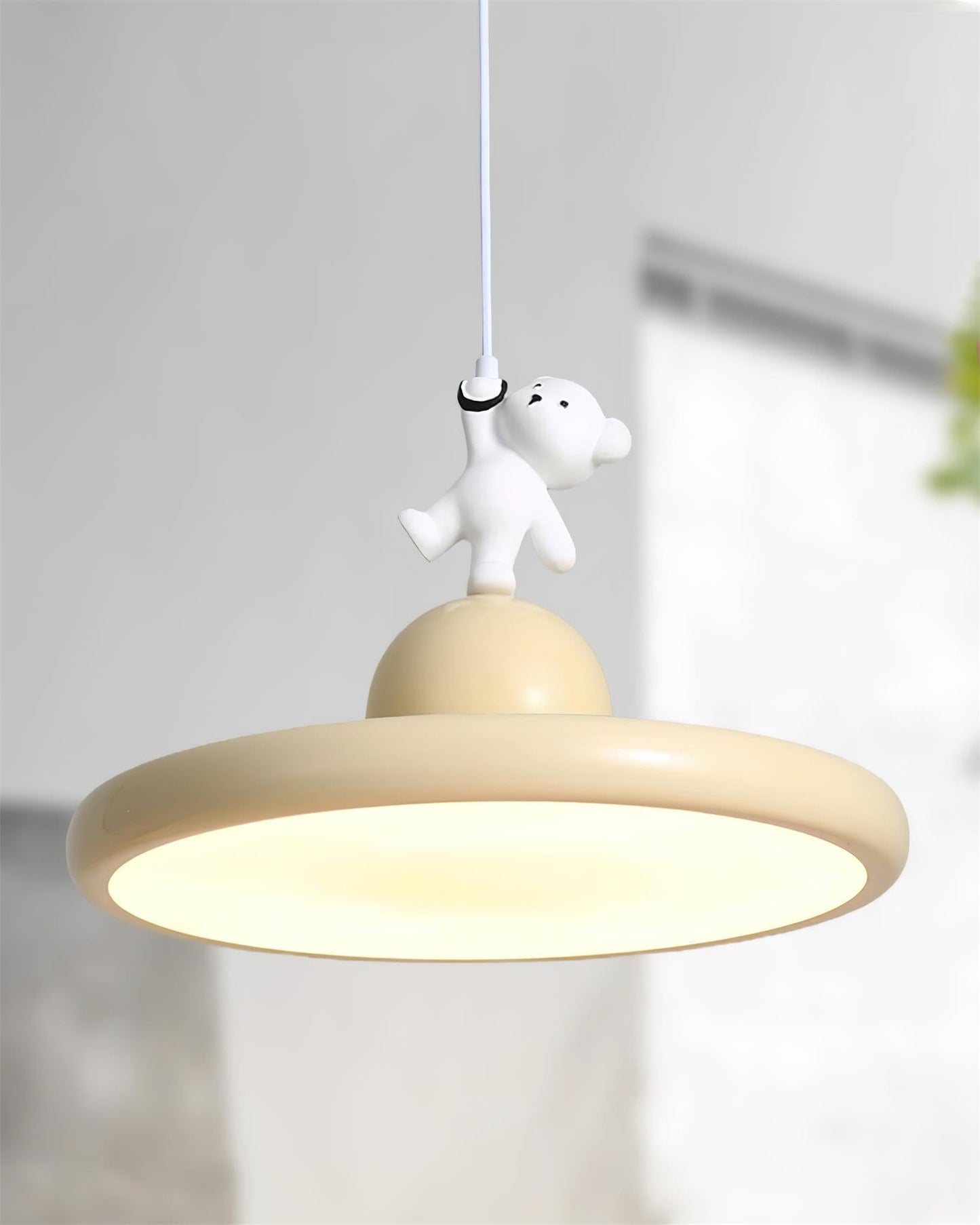 Bear Cream hanglamp