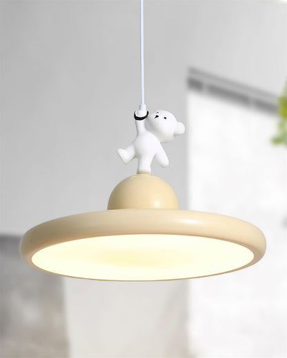 Bear Cream hanglamp