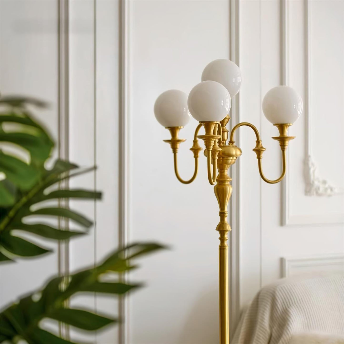 Beatty Brass Floor Lamp - Loonglight