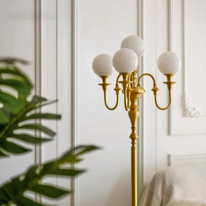 Beatty Brass Floor Lamp - Loonglight