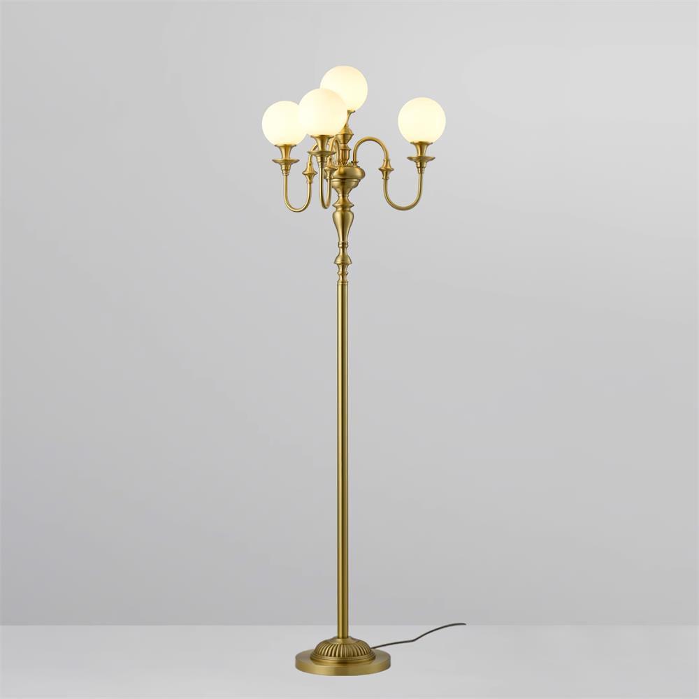 Beatty Brass Floor Lamp - Loonglight