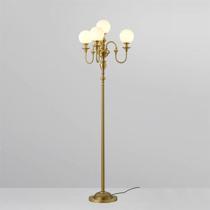 Beatty Brass Floor Lamp - Loonglight