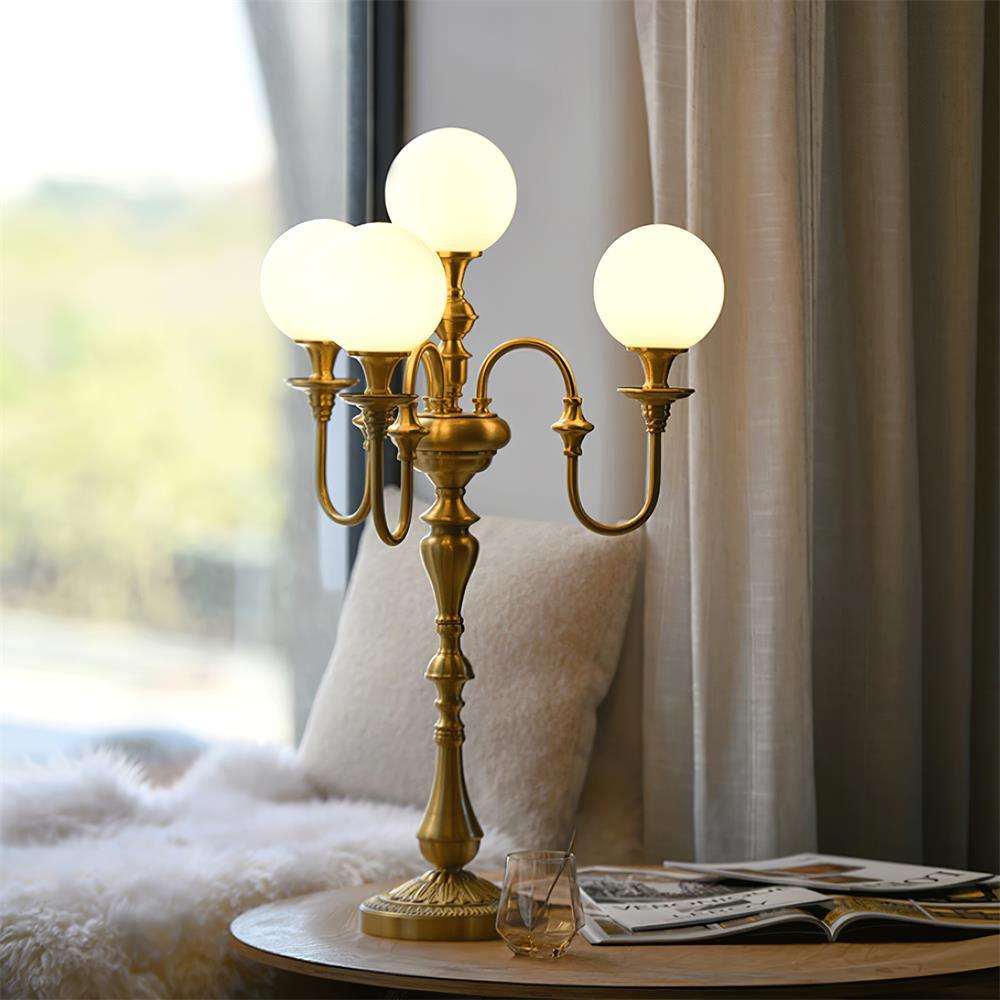 Beatty Brass Table Lamp - Loonglight