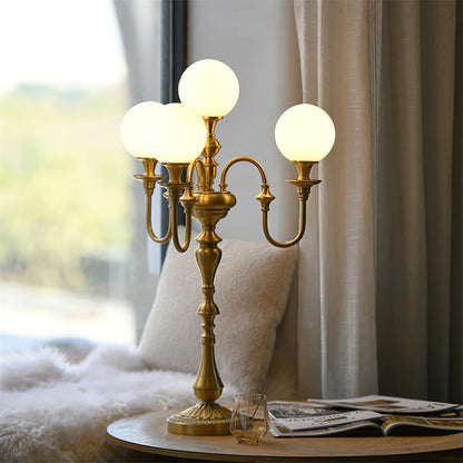 Beatty Brass Table Lamp - Loonglight