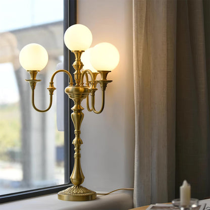 Beatty Brass Table Lamp - Loonglight
