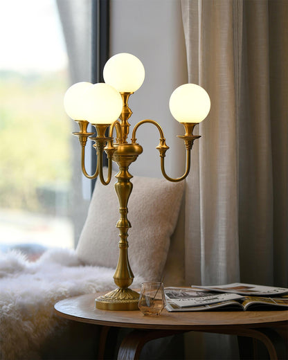 Beatty Brass Table Lamp - Loonglight