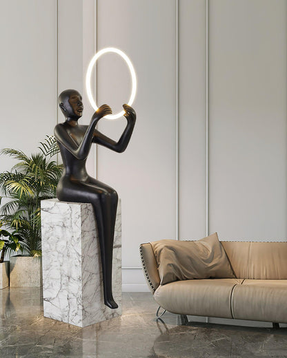 Bella Sculpture Floor Lamp - Loonglight