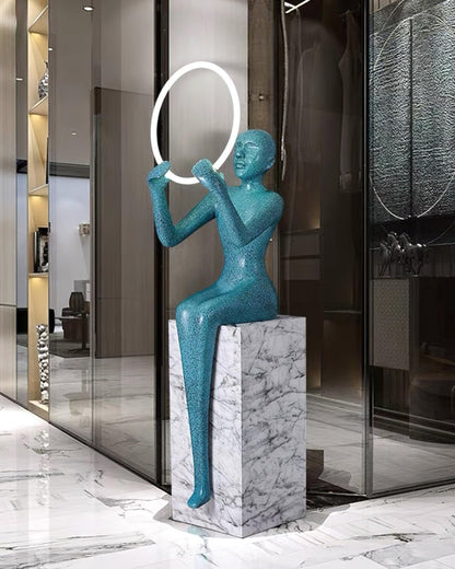 Bella Sculpture Floor Lamp - Loonglight