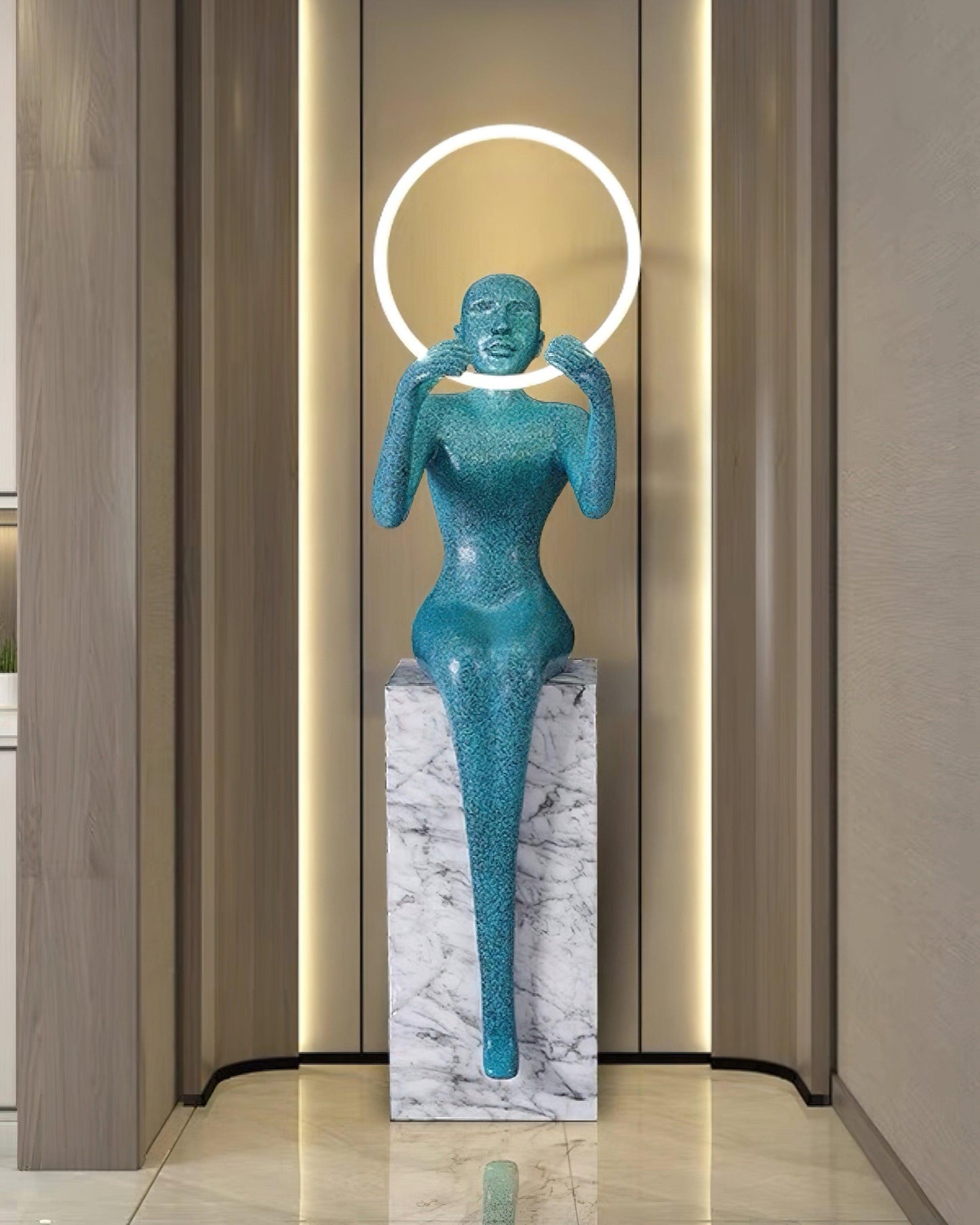 Bella Sculpture Floor Lamp - Loonglight