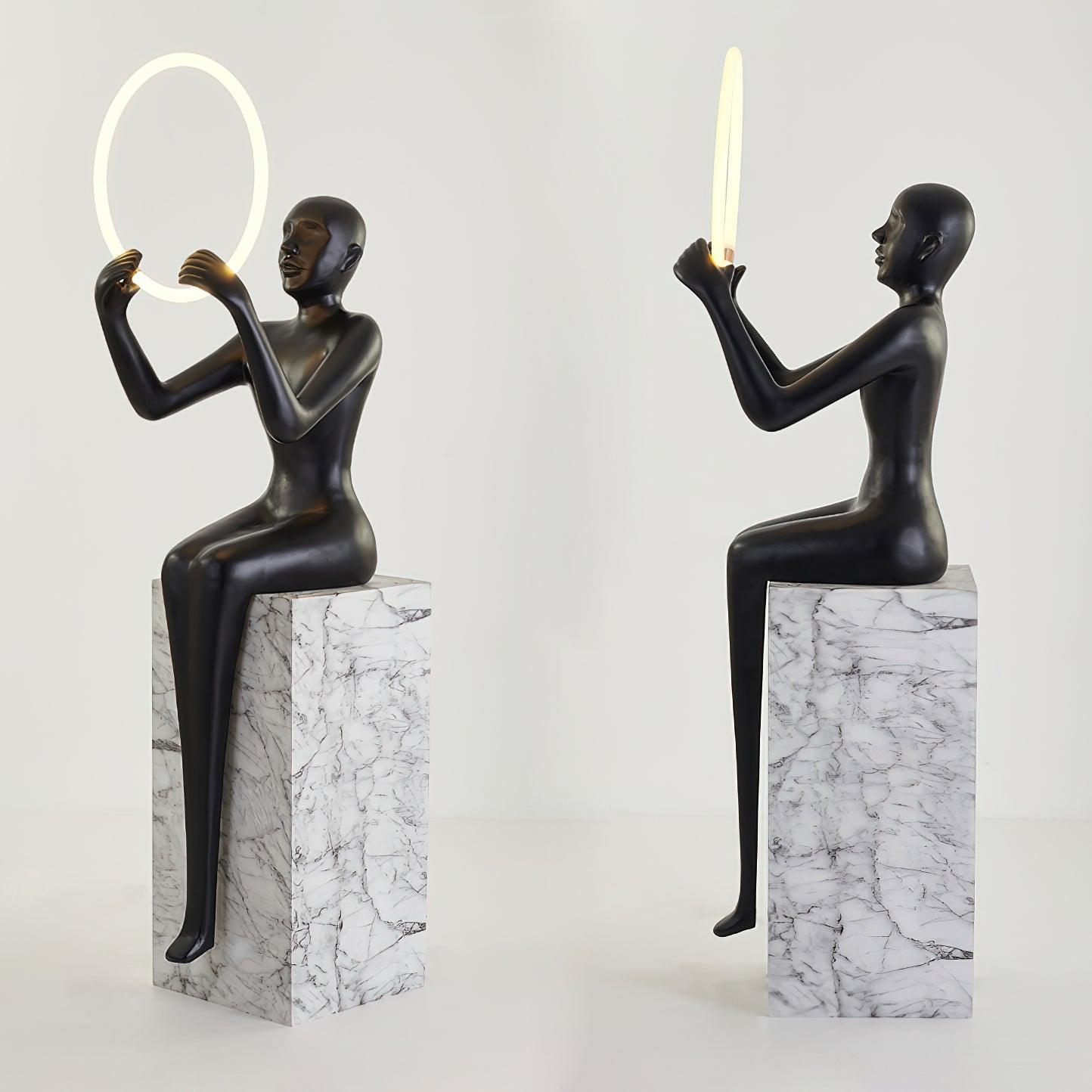 Bella Sculpture Floor Lamp - Loonglight