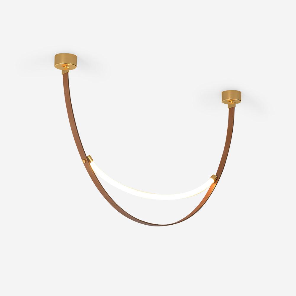 Belt Leather Pendant Lamp - Loonglight