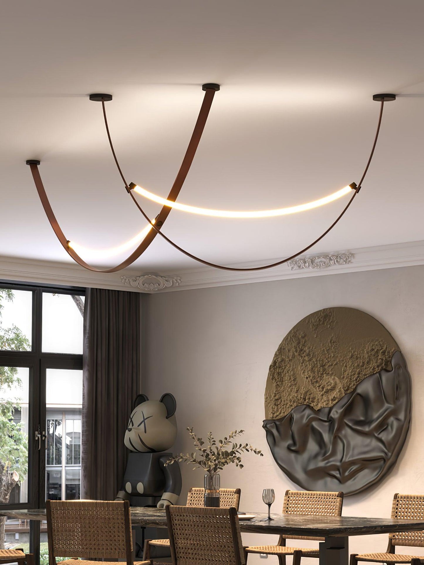 Belt Leather Pendant Lamp - Loonglight