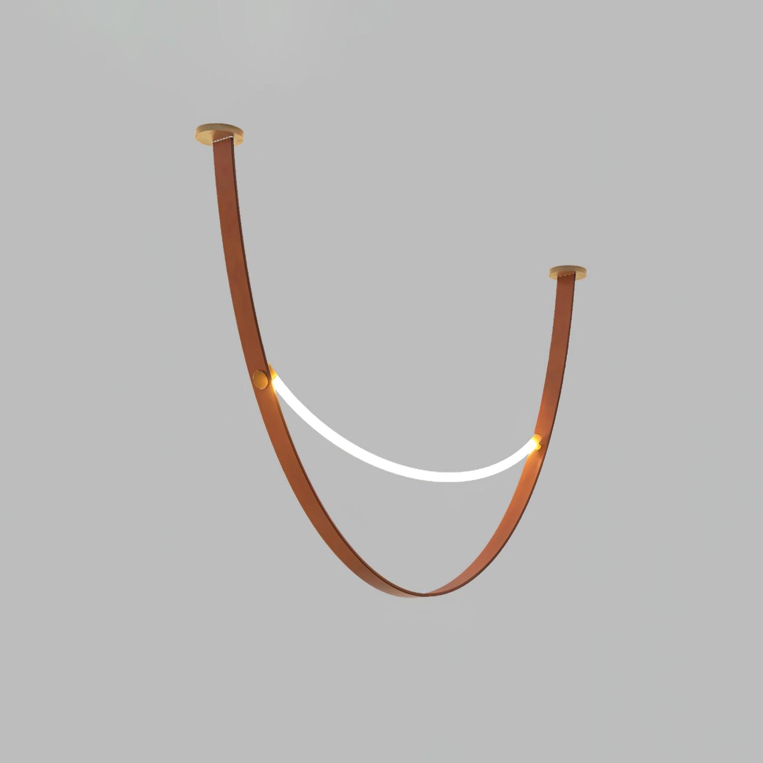 Belt Leather Pendant Lamp - Loonglight