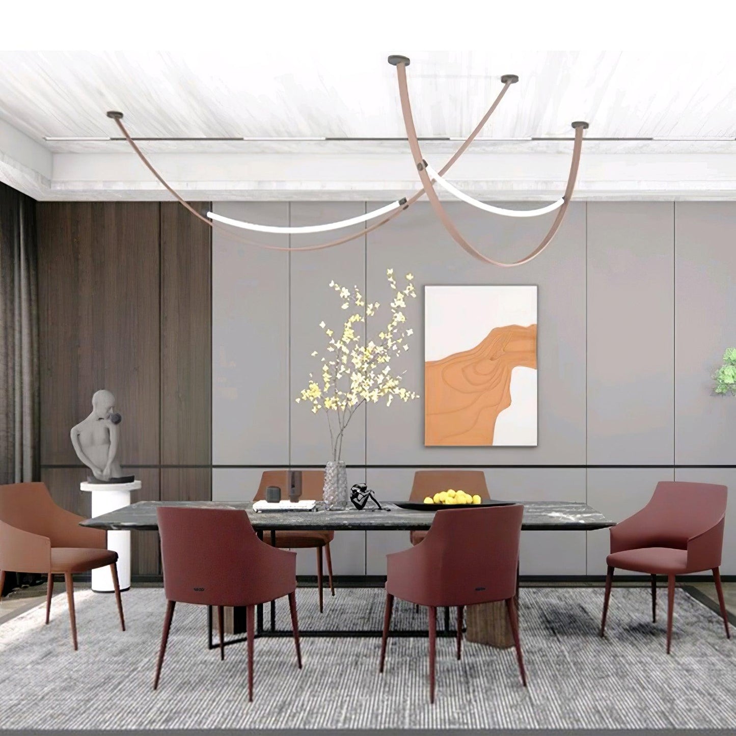 Belt Leather Pendant Lamp - Loonglight