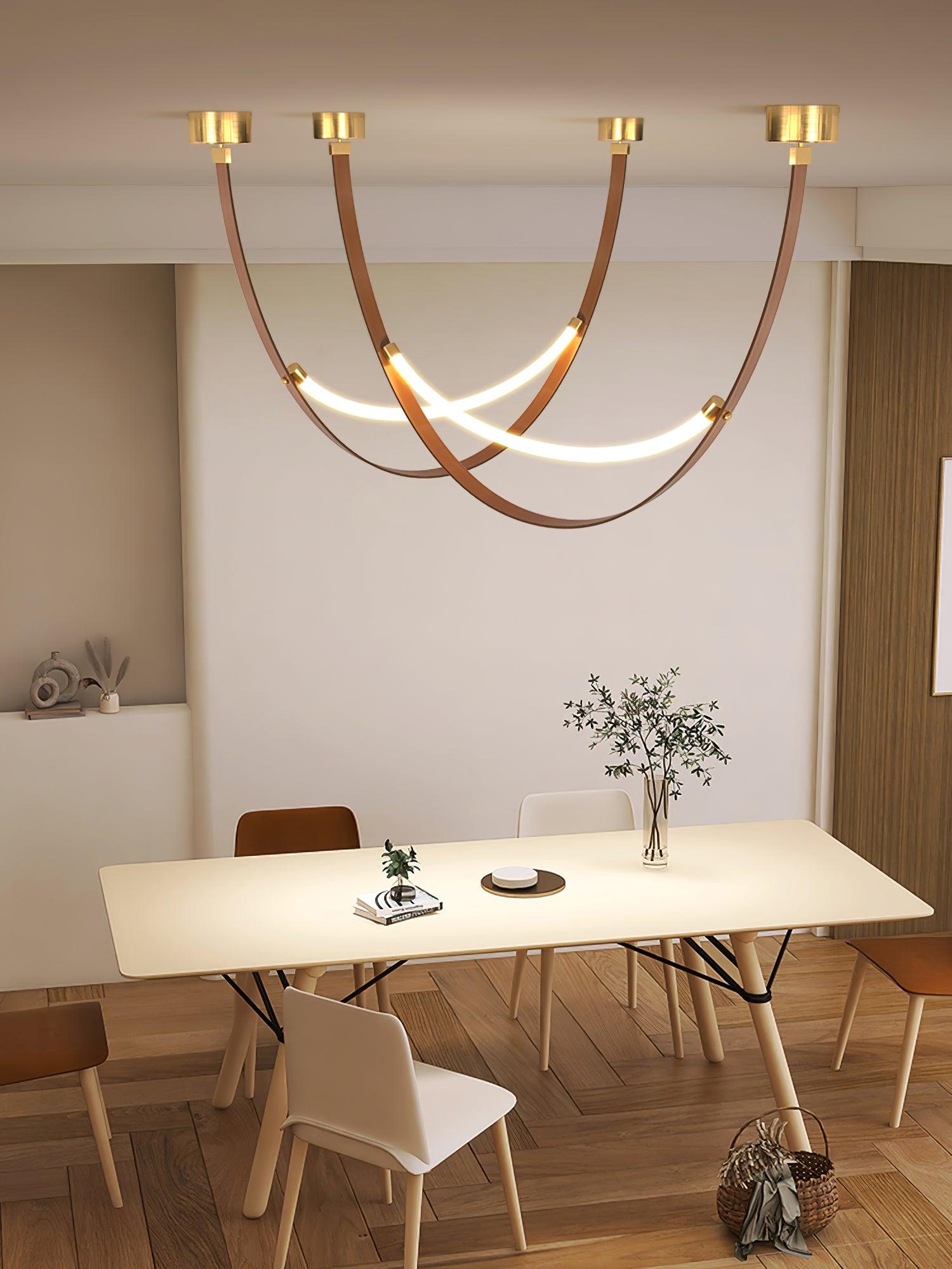 Belt Leather Pendant Lamp - Loonglight