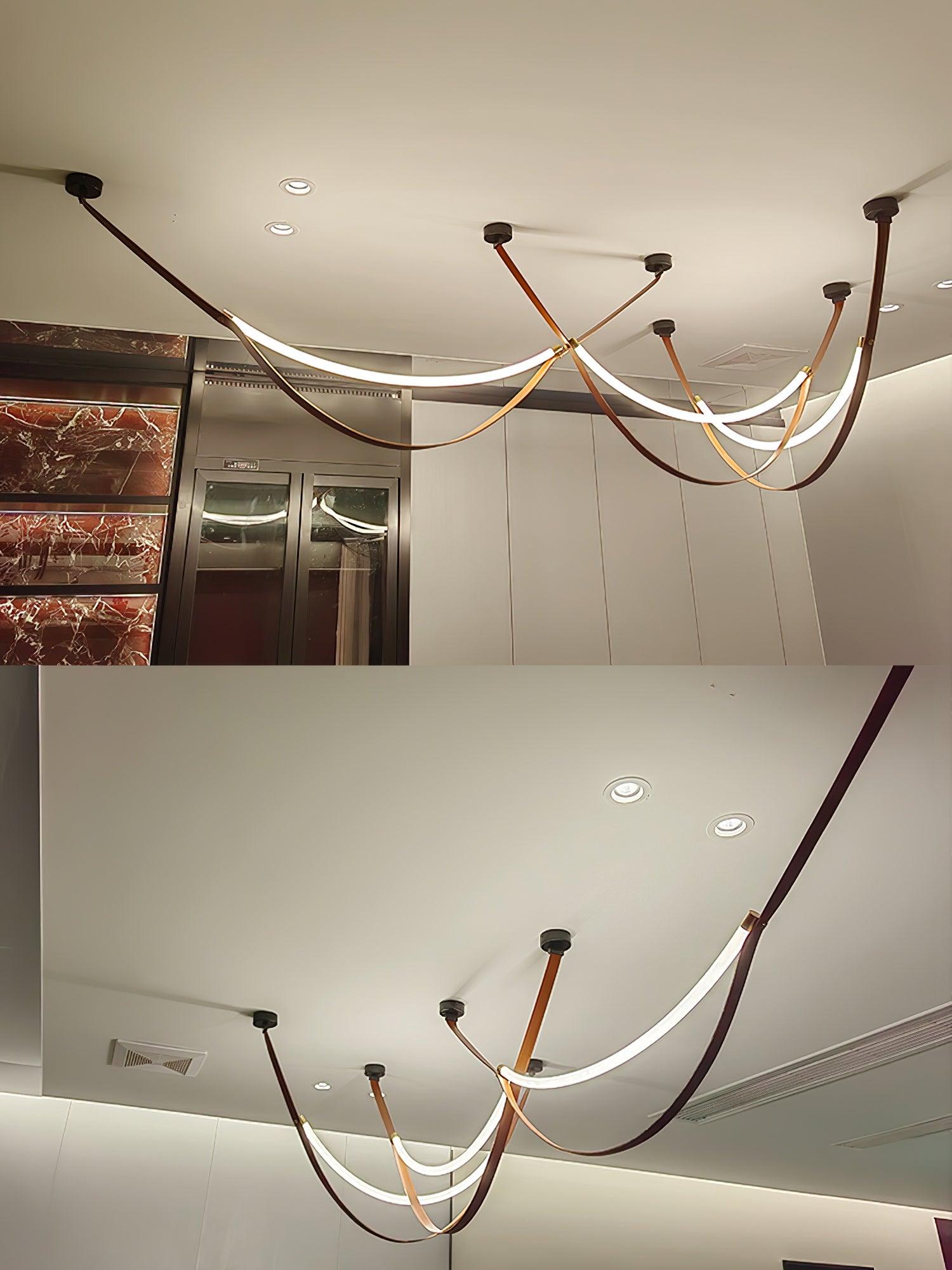 Belt Leather Pendant Lamp - Loonglight