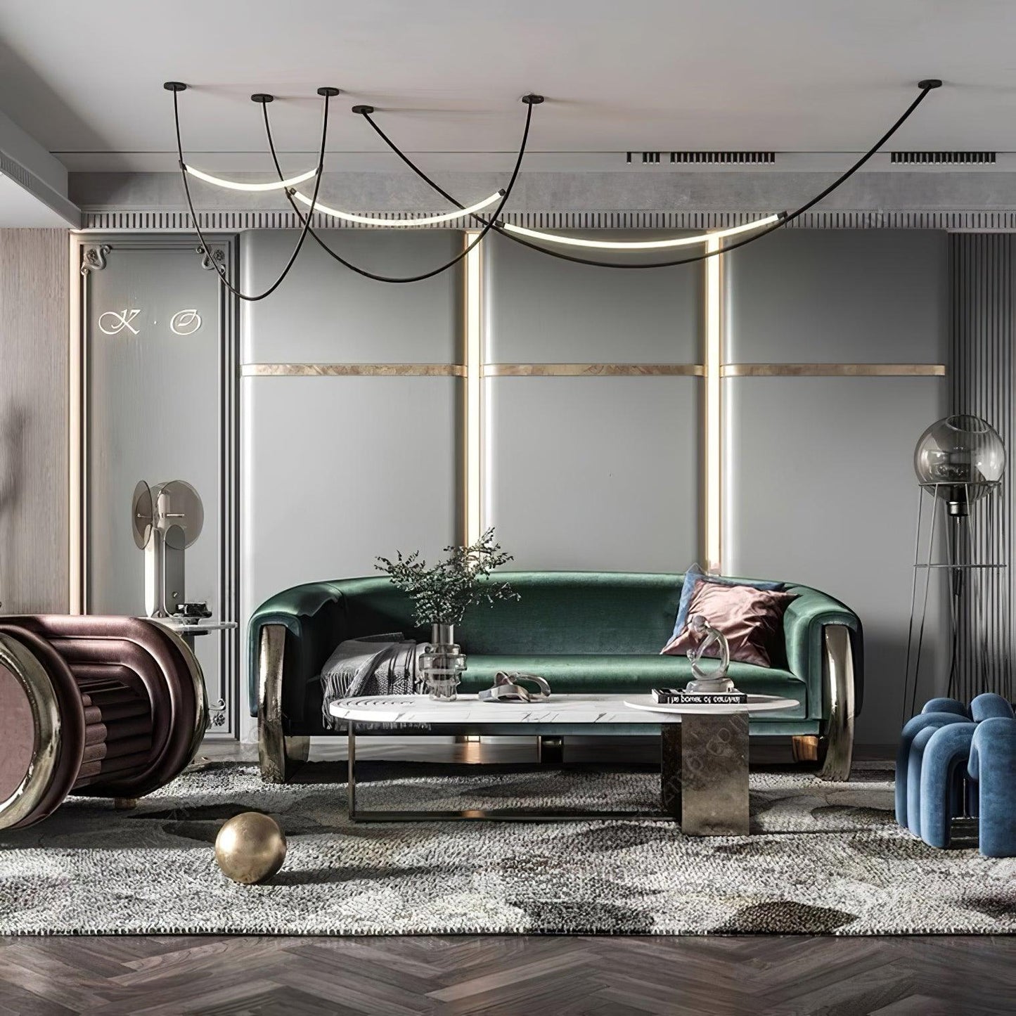 Belt Leather Pendant Lamp - Loonglight