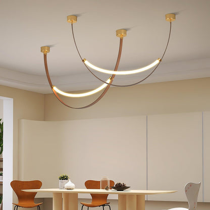 Belt Leather Pendant Lamp - Loonglight
