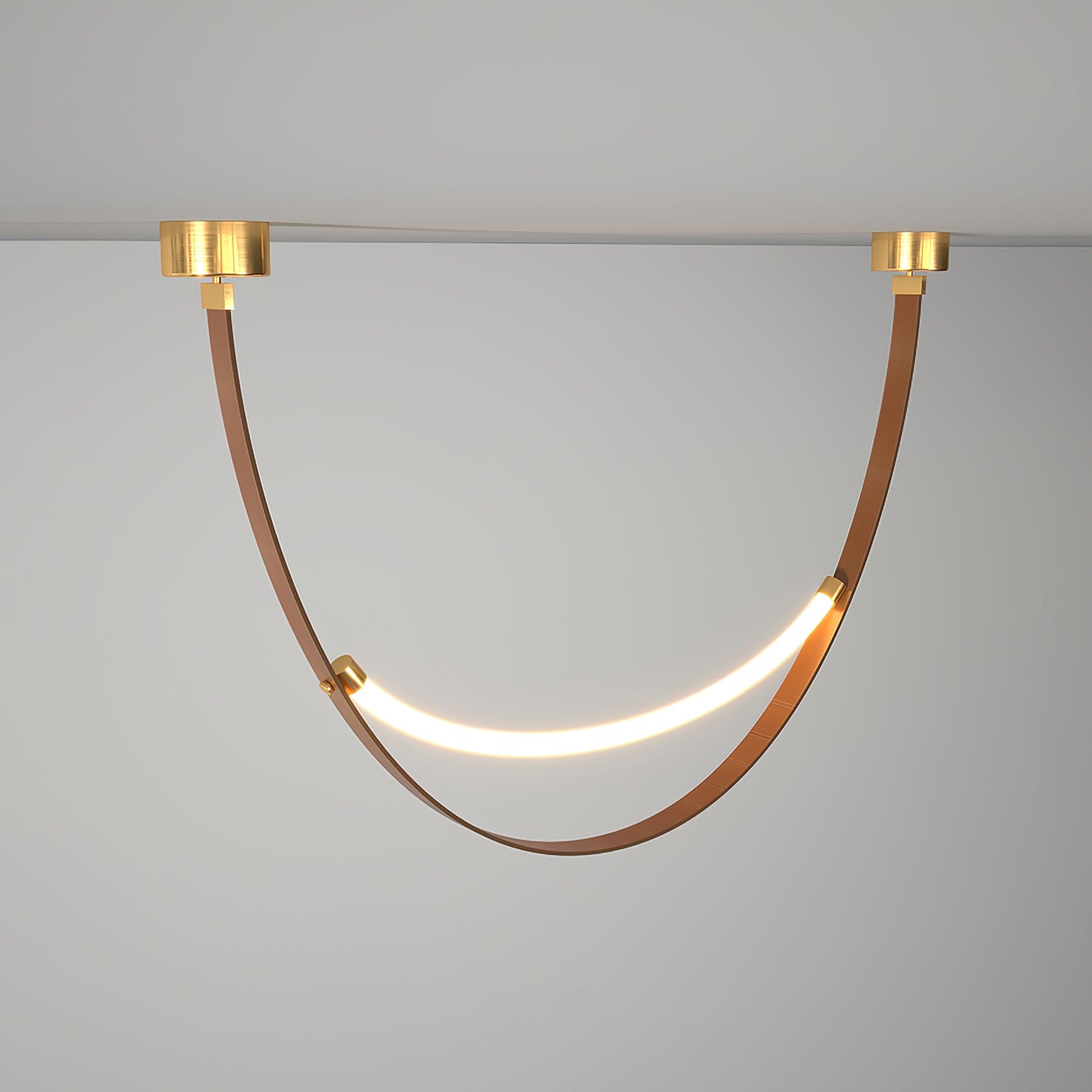 Belt Leather Pendant Lamp - Loonglight
