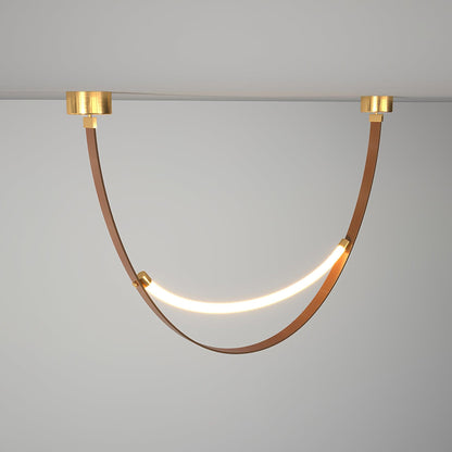Belt Leather Pendant Lamp - Loonglight