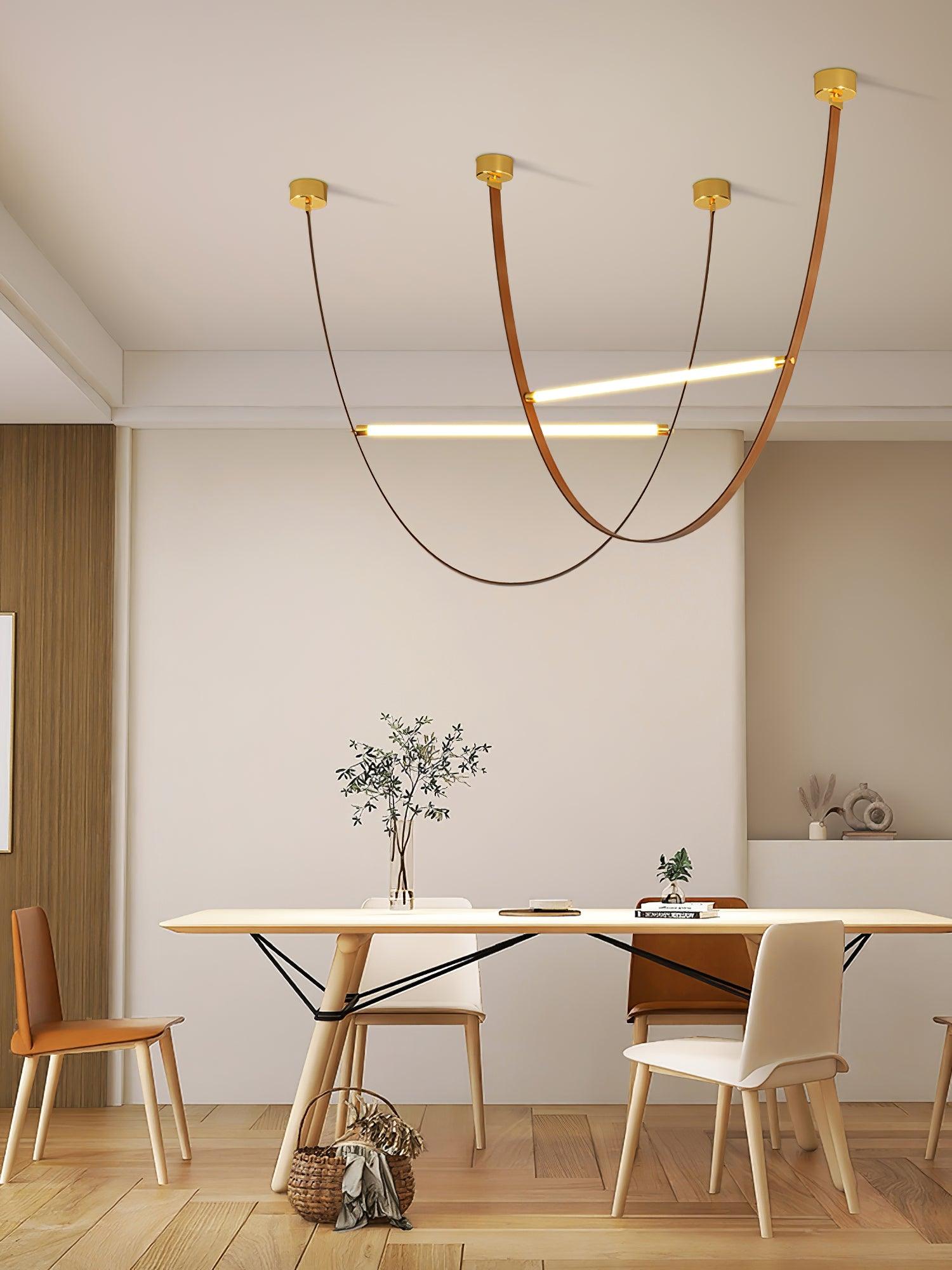 Belt Leather Pendant Lamp - Loonglight