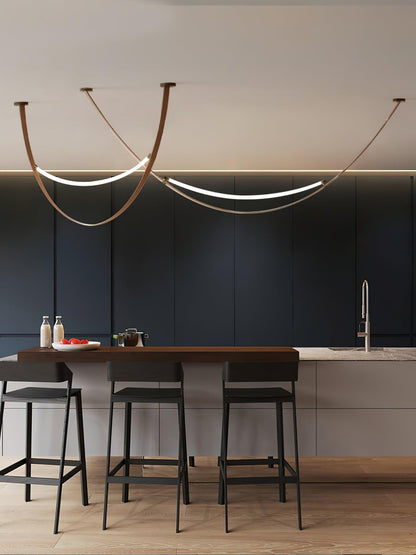 Belt Leather Pendant Lamp - Loonglight
