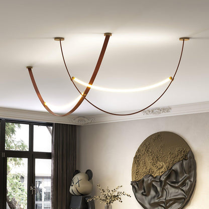 Belt Leather Pendant Lamp - Loonglight