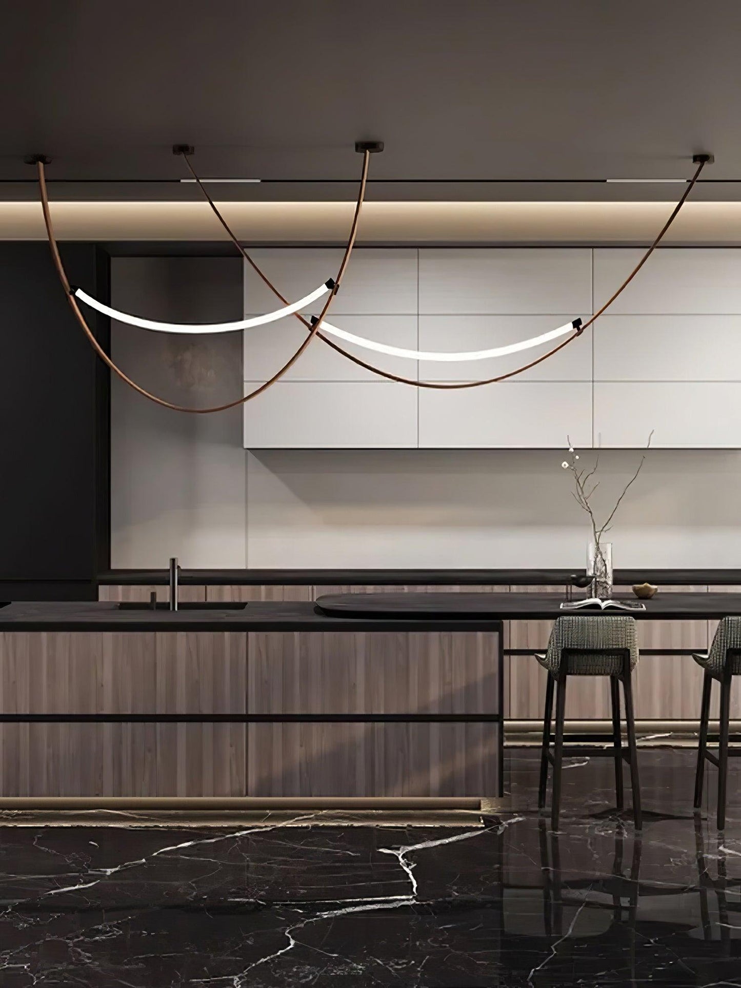 Belt Leather Pendant Lamp - Loonglight