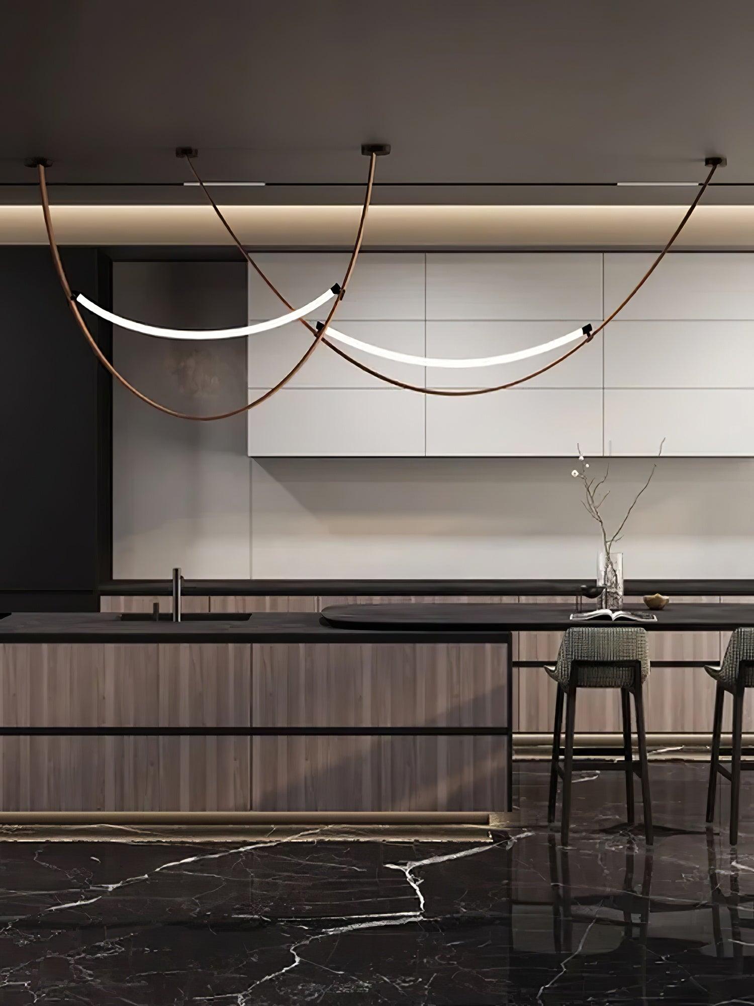 Belt Leather Pendant Lamp - Loonglight