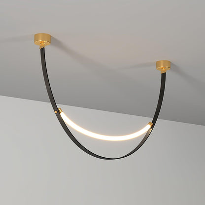 Belt Leather Pendant Lamp - Loonglight