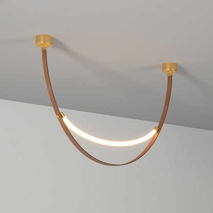 Belt Leather Pendant Lamp - Loonglight