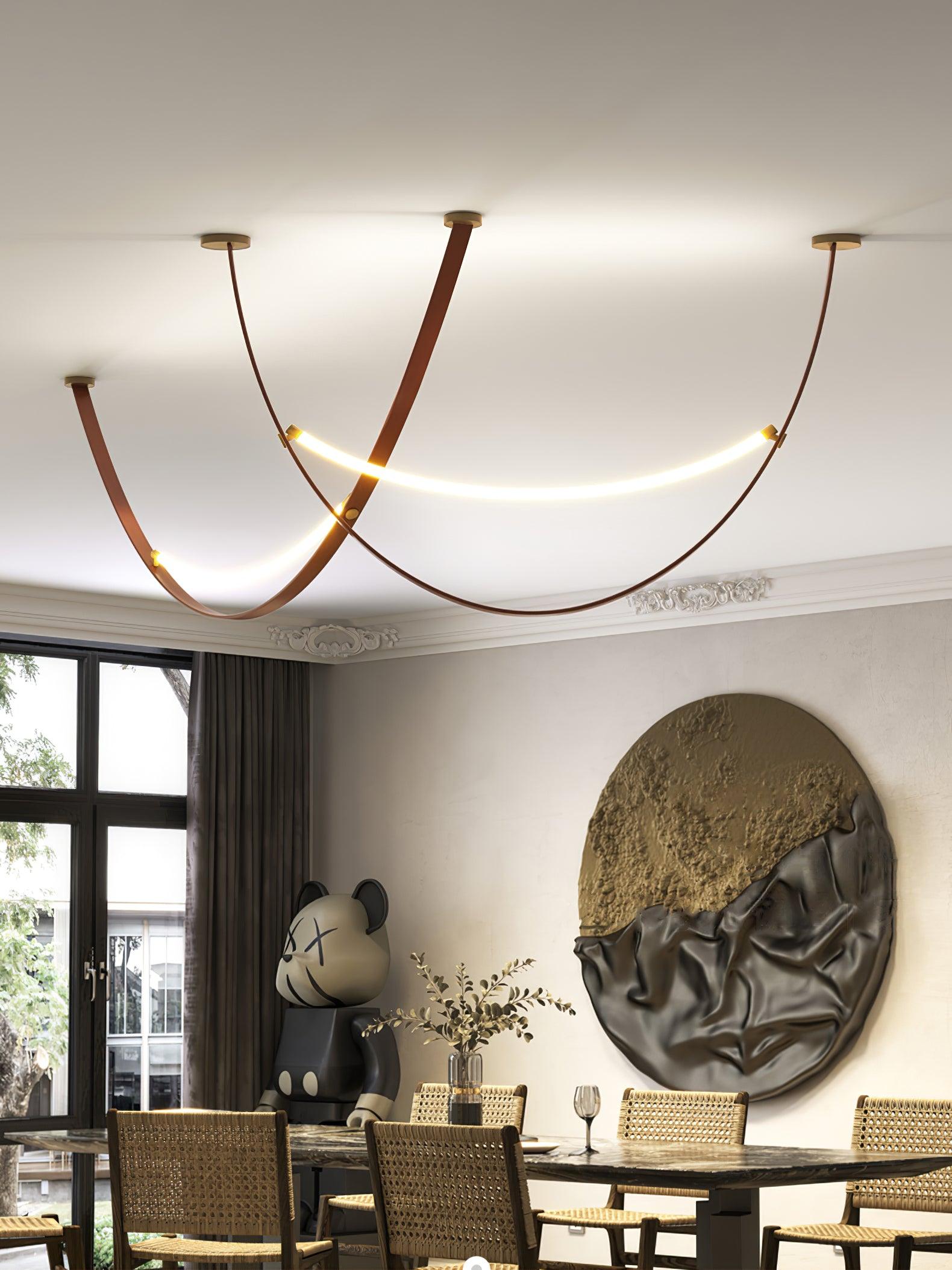 Belt Leather Pendant Lamp - Loonglight