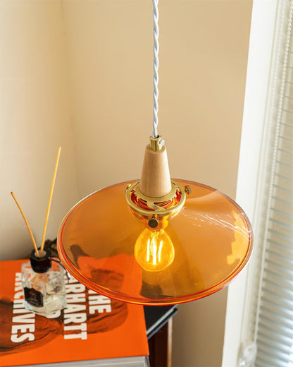 Benra Orange Pendant Light